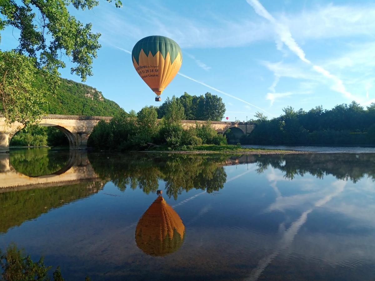 Au Pied Du Chateau - 5 A 11 Personnes - Baignade-Canoe-Piste Cyclable A 100 M Castelnaud La Chapelle Kültér fotó