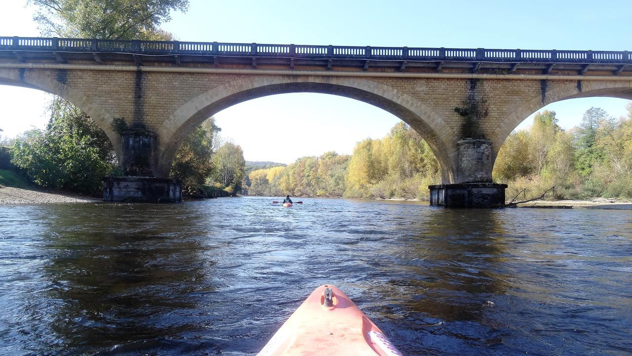 Au Pied Du Chateau - 5 A 11 Personnes - Baignade-Canoe-Piste Cyclable A 100 M Castelnaud La Chapelle Kültér fotó